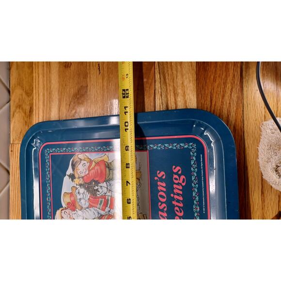 Vintage 1997 Campbell's‎ Soup Season's Greetings Metal Serving Tray Christmas - Picture 7 of 7